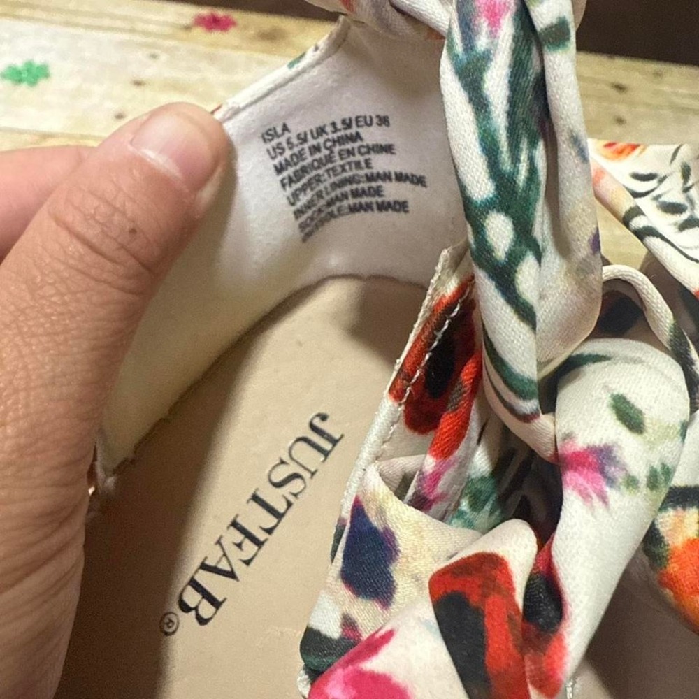 Just Fab Floral‎ Wedges - Picture 5 of 5